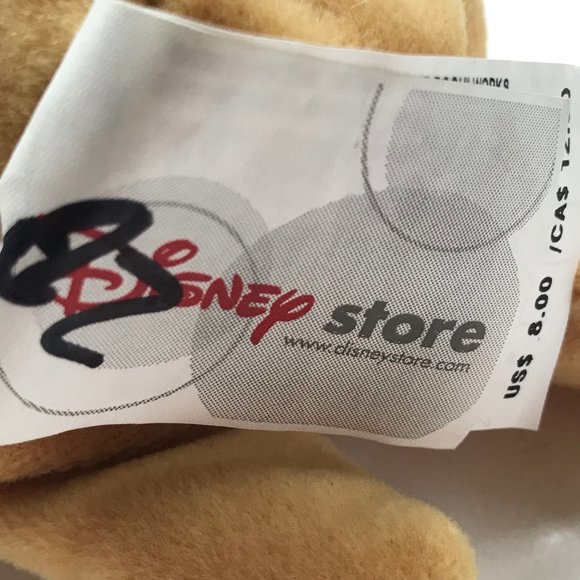 Vintage Disney Store Winnie the Pooh Christmas Santa Plush Stuffed Animal - Picture 9 of 12